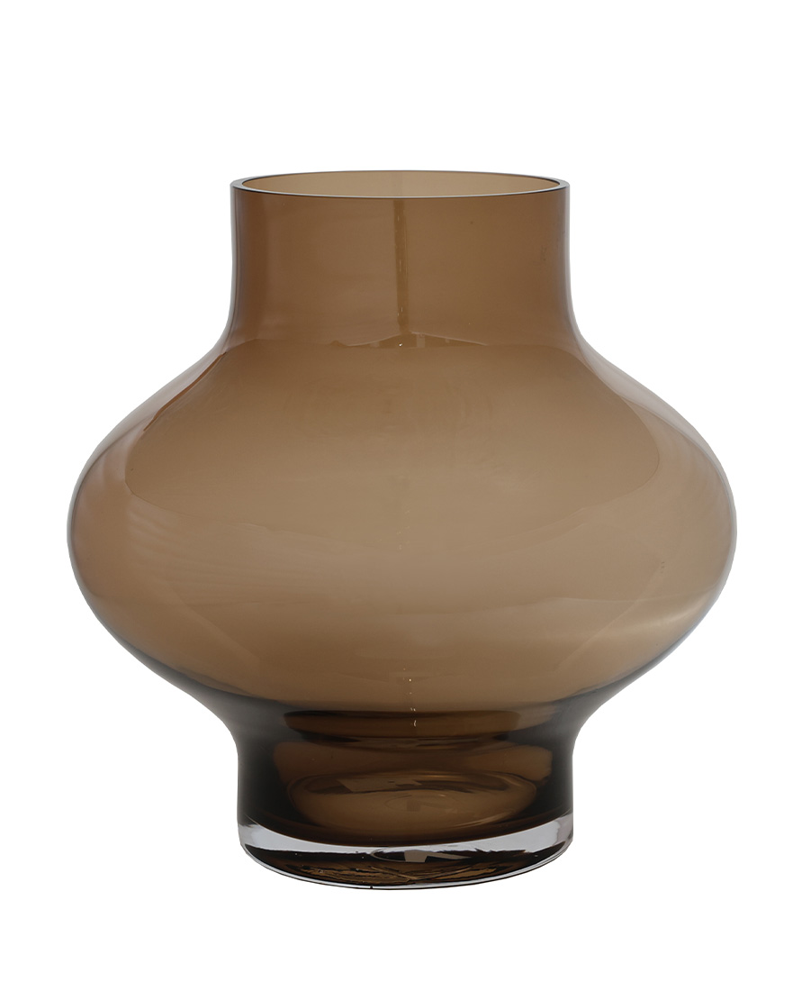 Vaas Ruvuma M taupe Ø28 x H28 cm