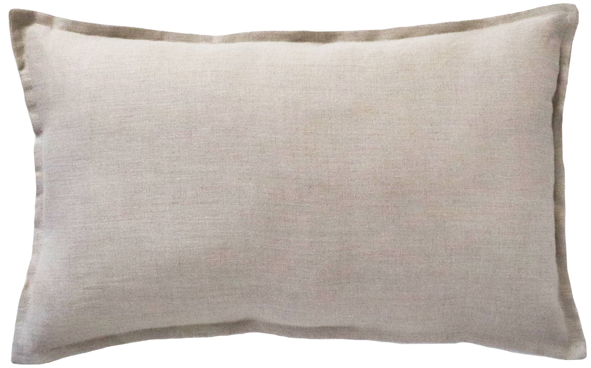 Kussen grof linnen zand 58x37cm