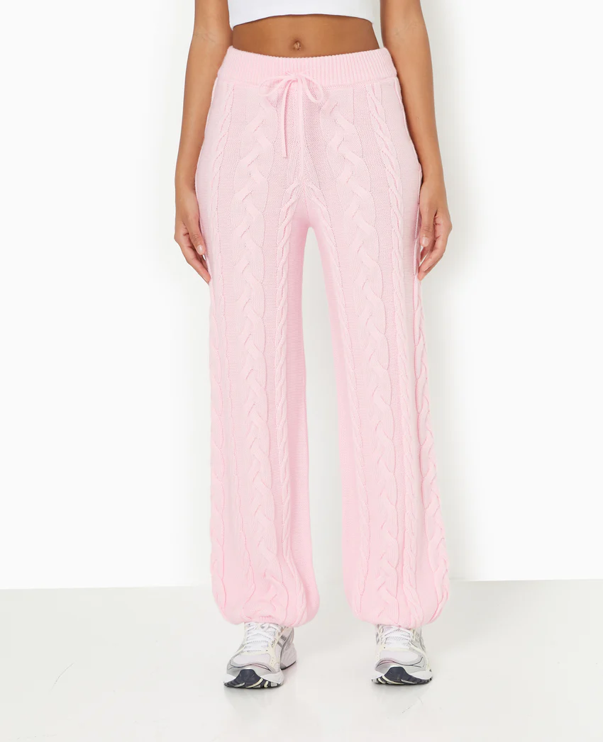 Pimkie Pantalon droit en maille torsadée