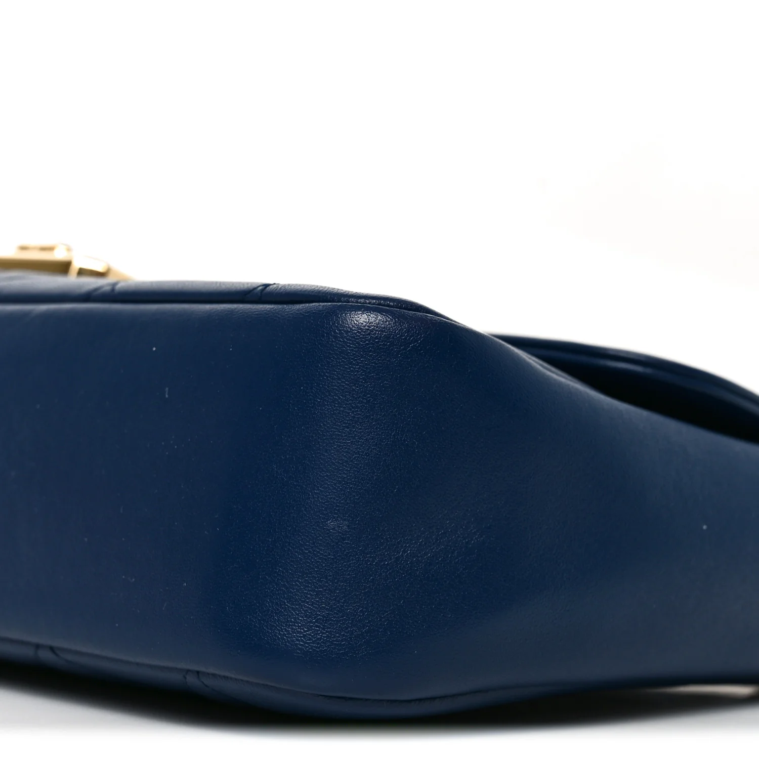 Lambskin Quilted Large Chic With Me Flap Navy - Top Club