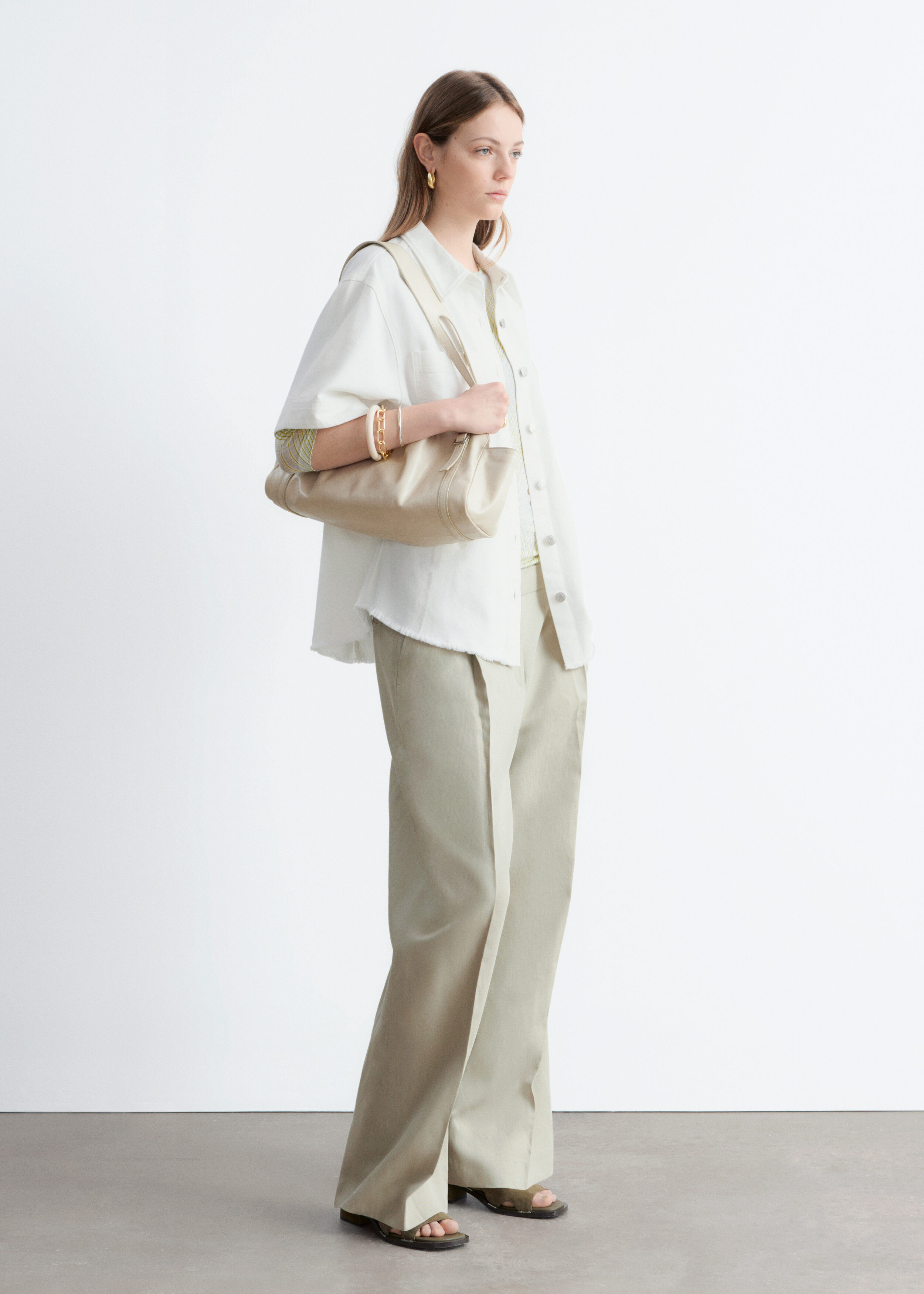 & Other Stories RELAXED SHORT-SLEEVE DENIM SHIRT