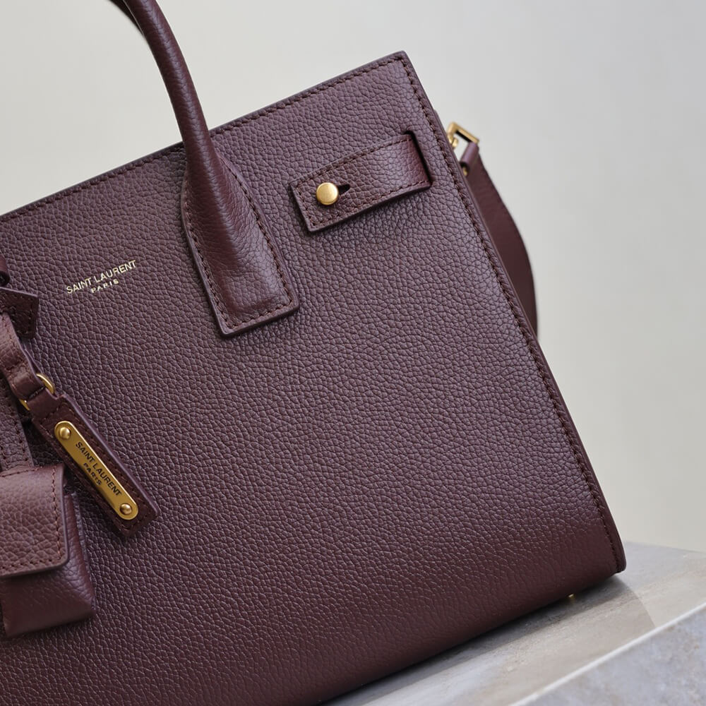 YSL SAC DE JOUR IN SUPPLE GRAINED LEATHER   BABY(HIGH-END GRADE) - Top Club