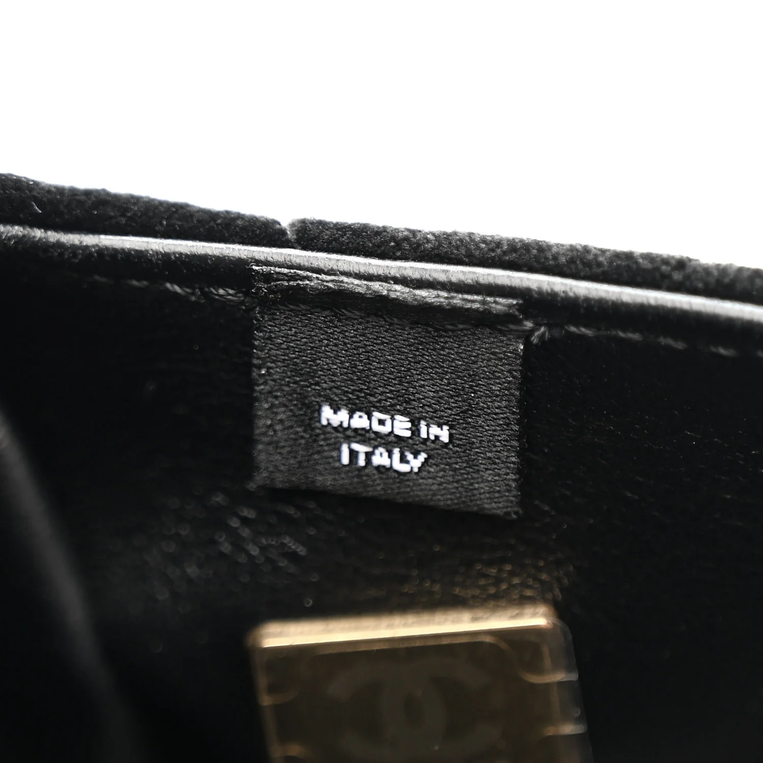 Velvet Quilted Mini Top Handle Flap Black - Top Club