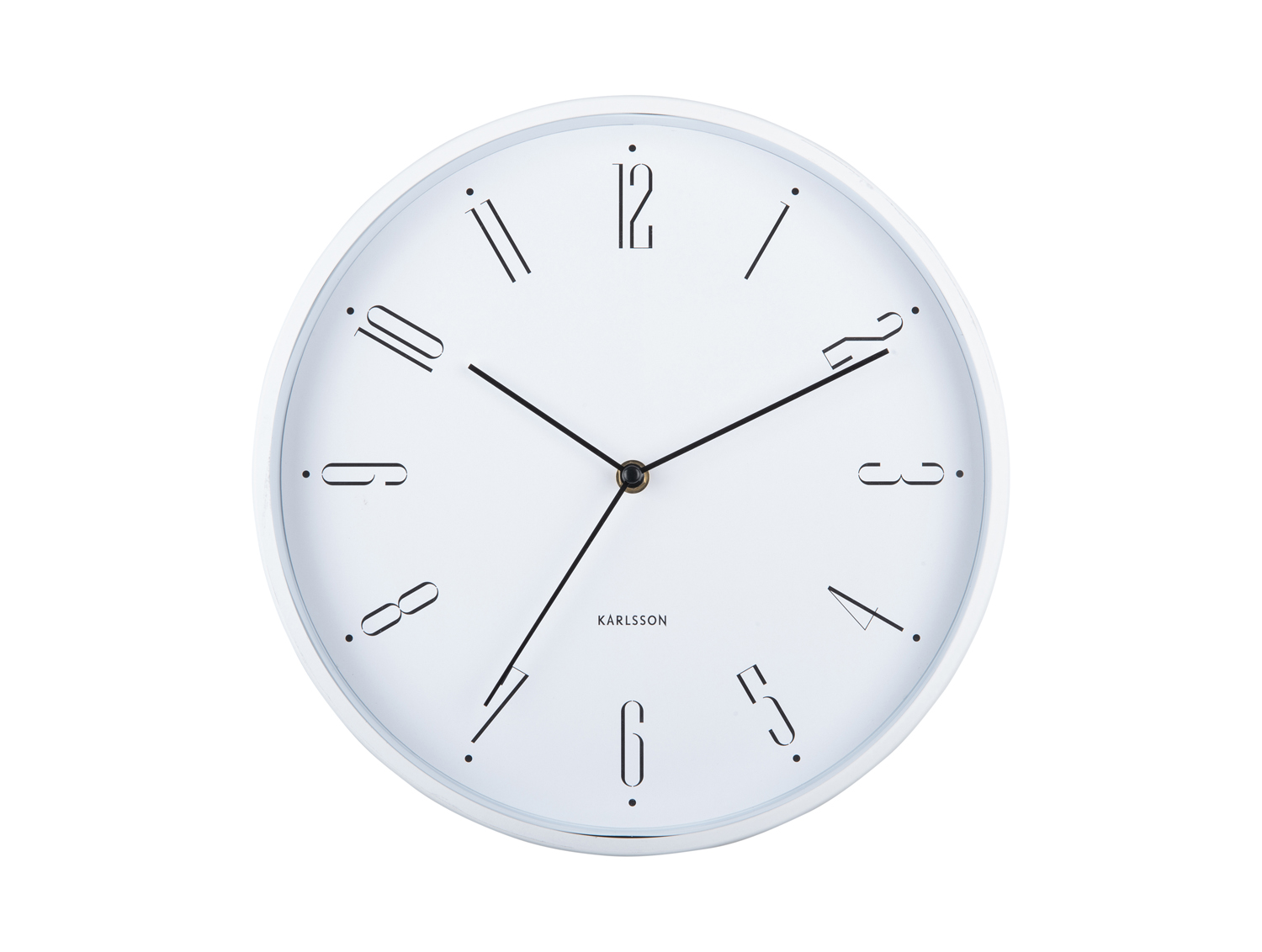 Wall clock Regal Numbers white
