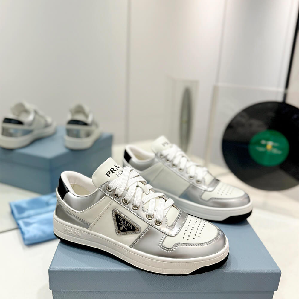 Prada Downtown nappa leather sneakers - Top Club