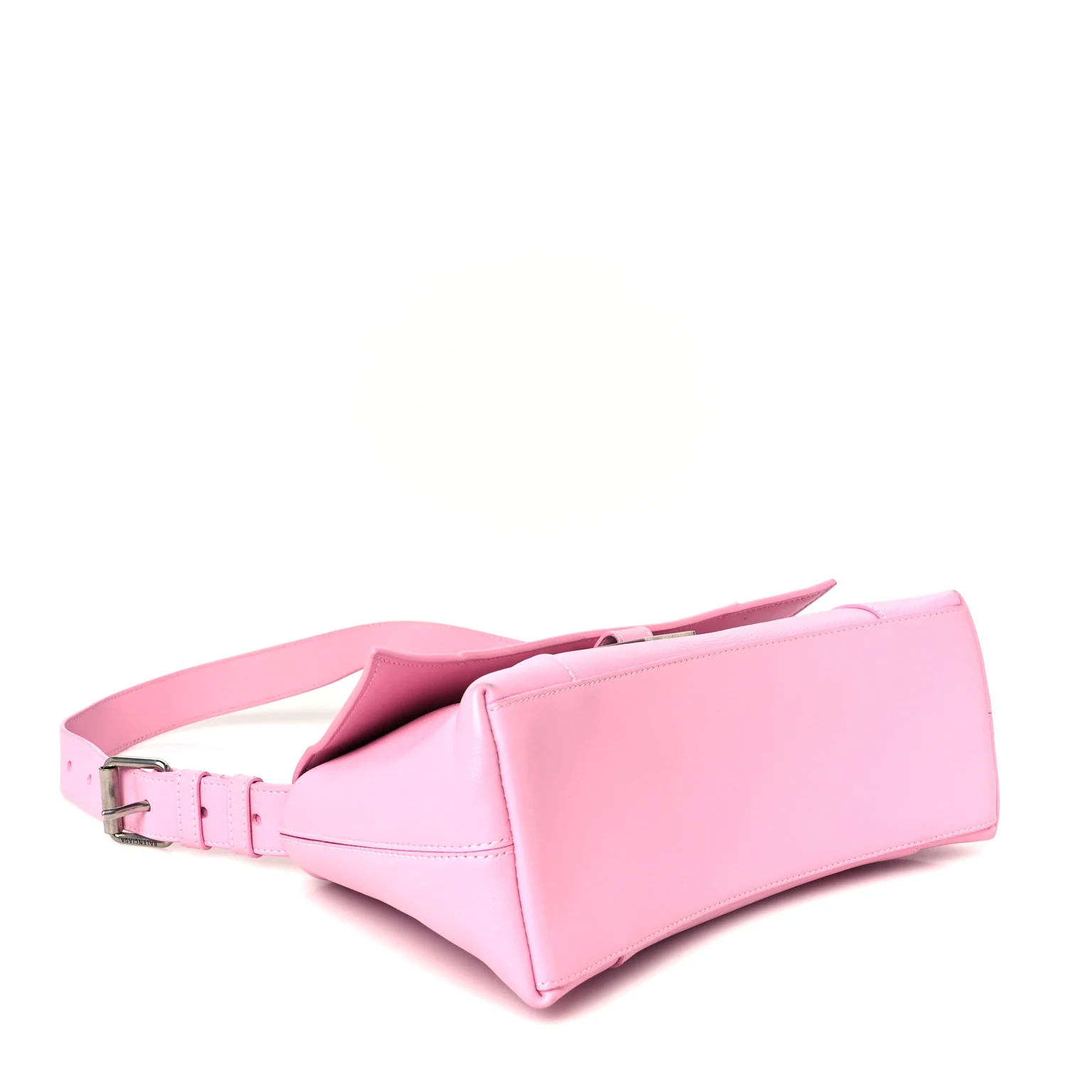 Semi Shiny Smooth Calfskin Small Downtown Shoulder Bag Candy Pink - Top Club