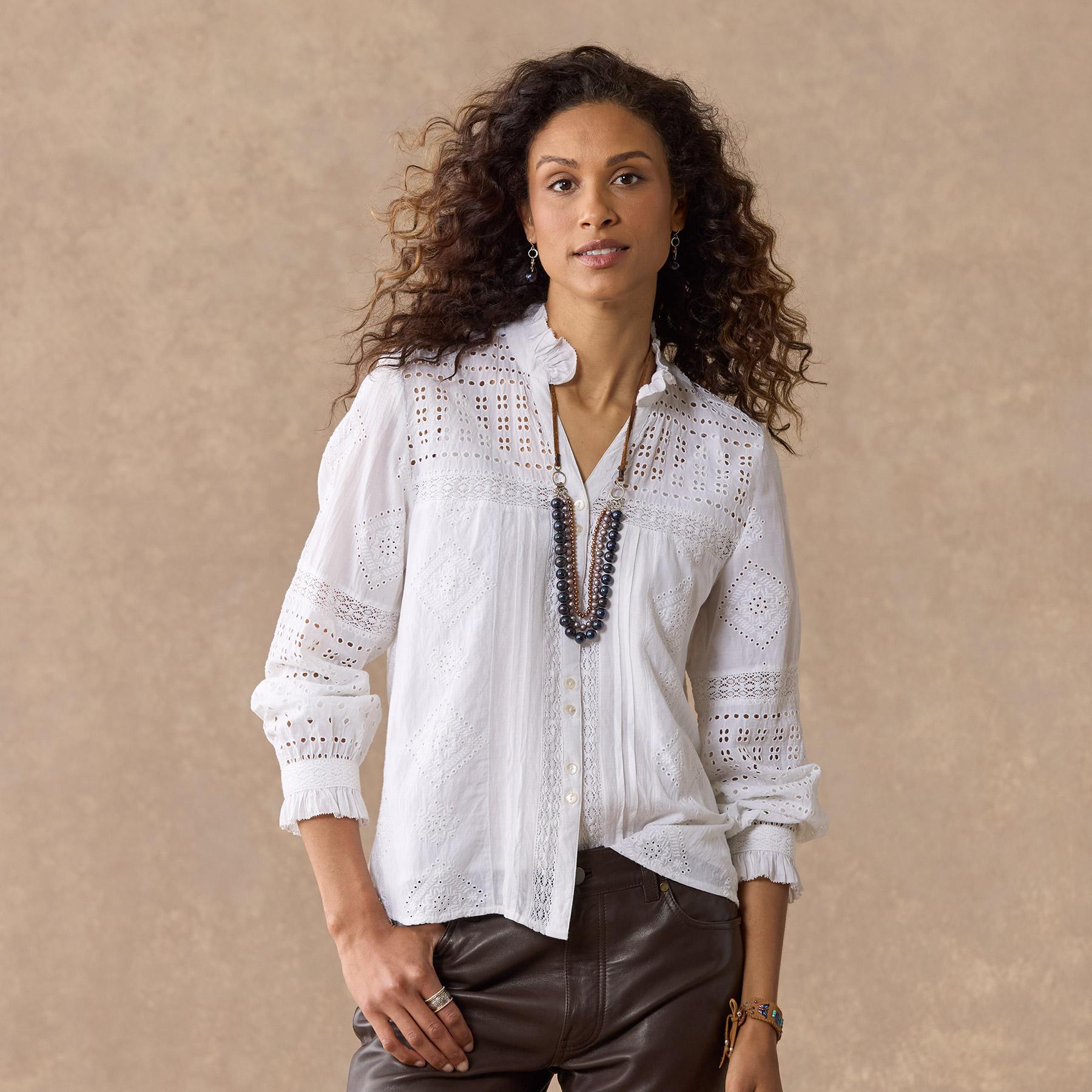 Annalynn Shirt, Petite - Sundance Living