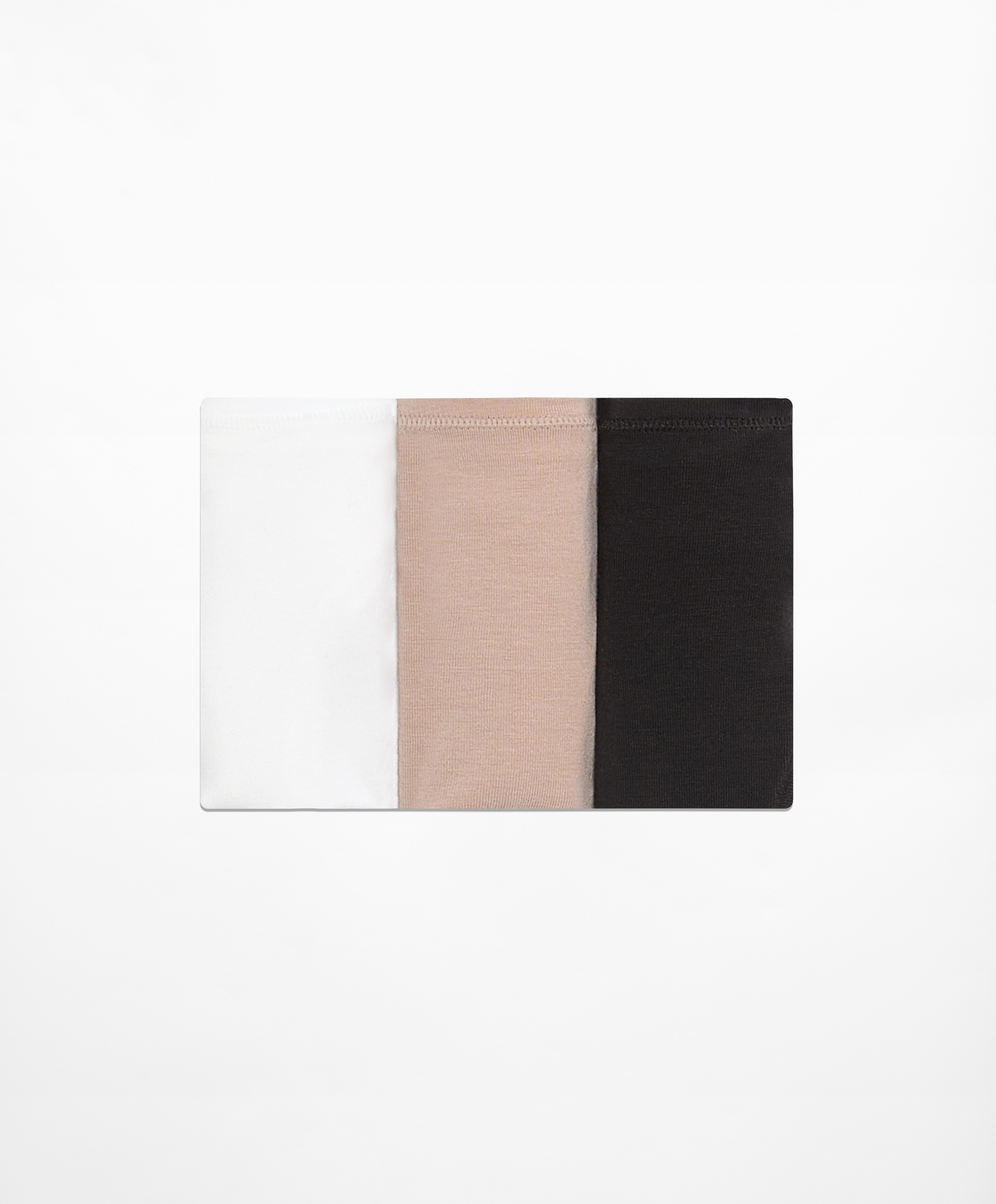 OYSHO 3 cotton blend thongs