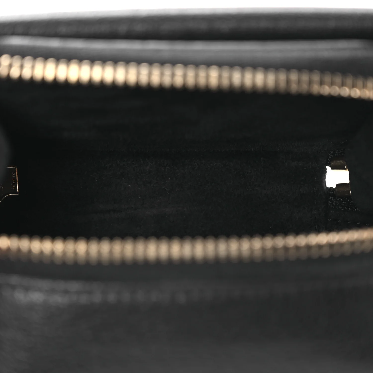 Goatskin Mini Saddle Shoulder Strap Pouch Black - Top Club
