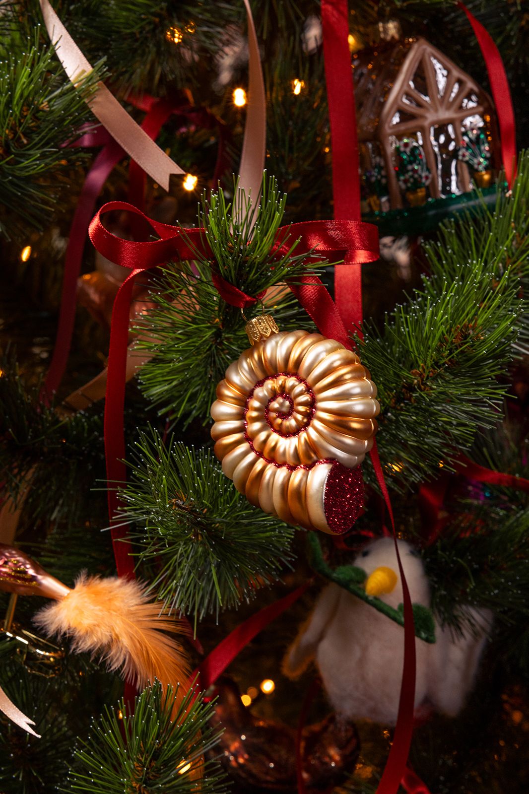 Kerstornament schelp