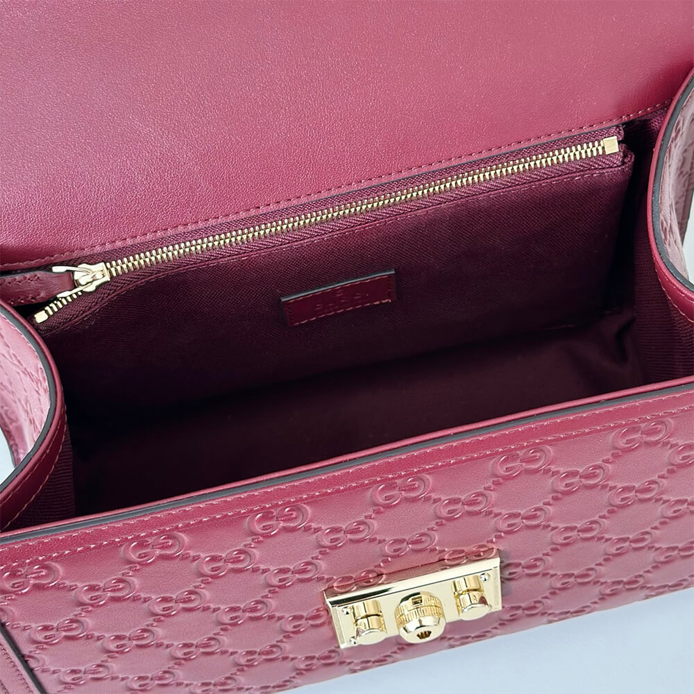Gucci Padlock medium top handle bag - Top Club