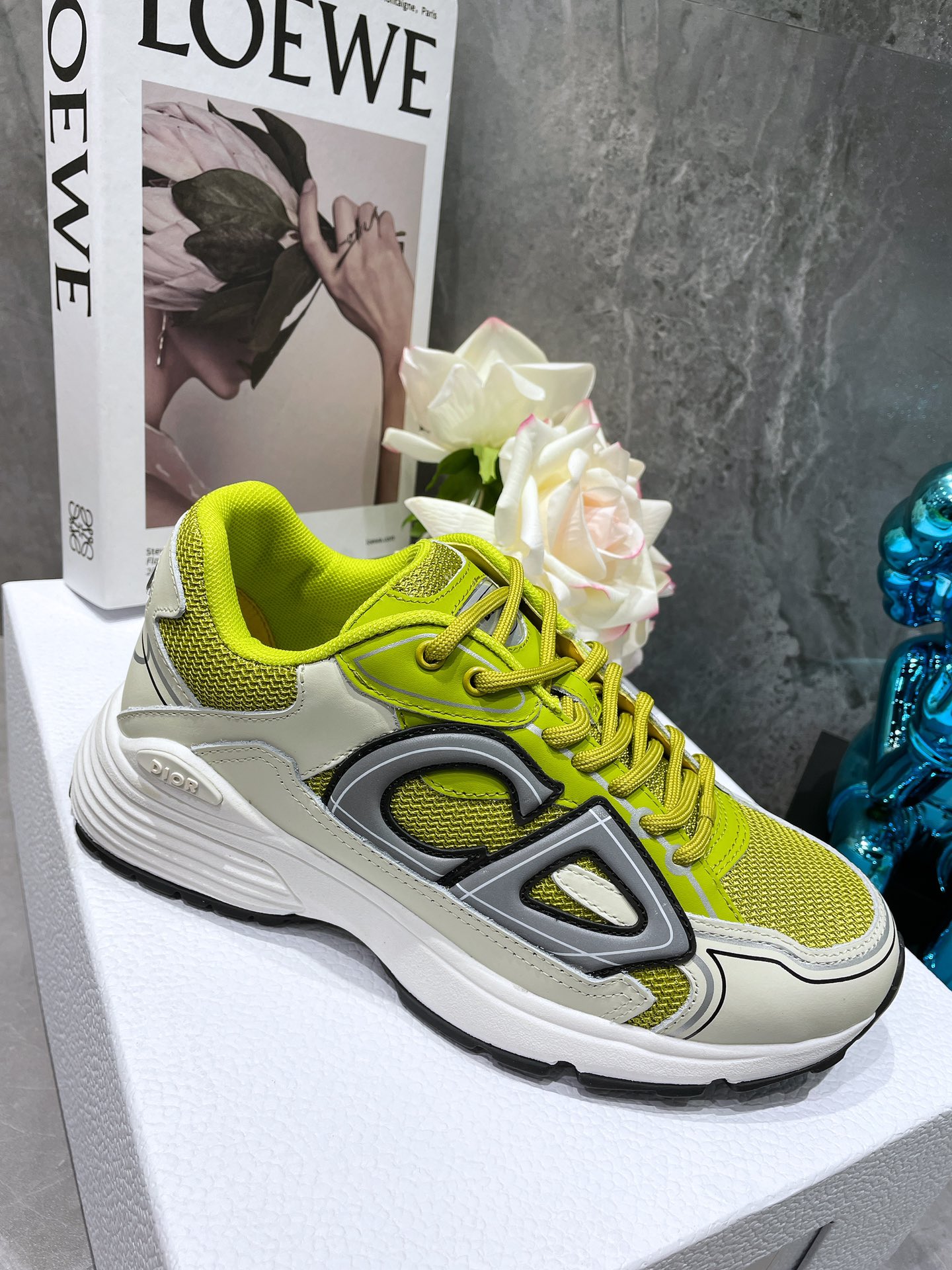 Dior B30 Dad Sneakers Green (AA Normal Quality Version) - Sneaker Replica Workshop