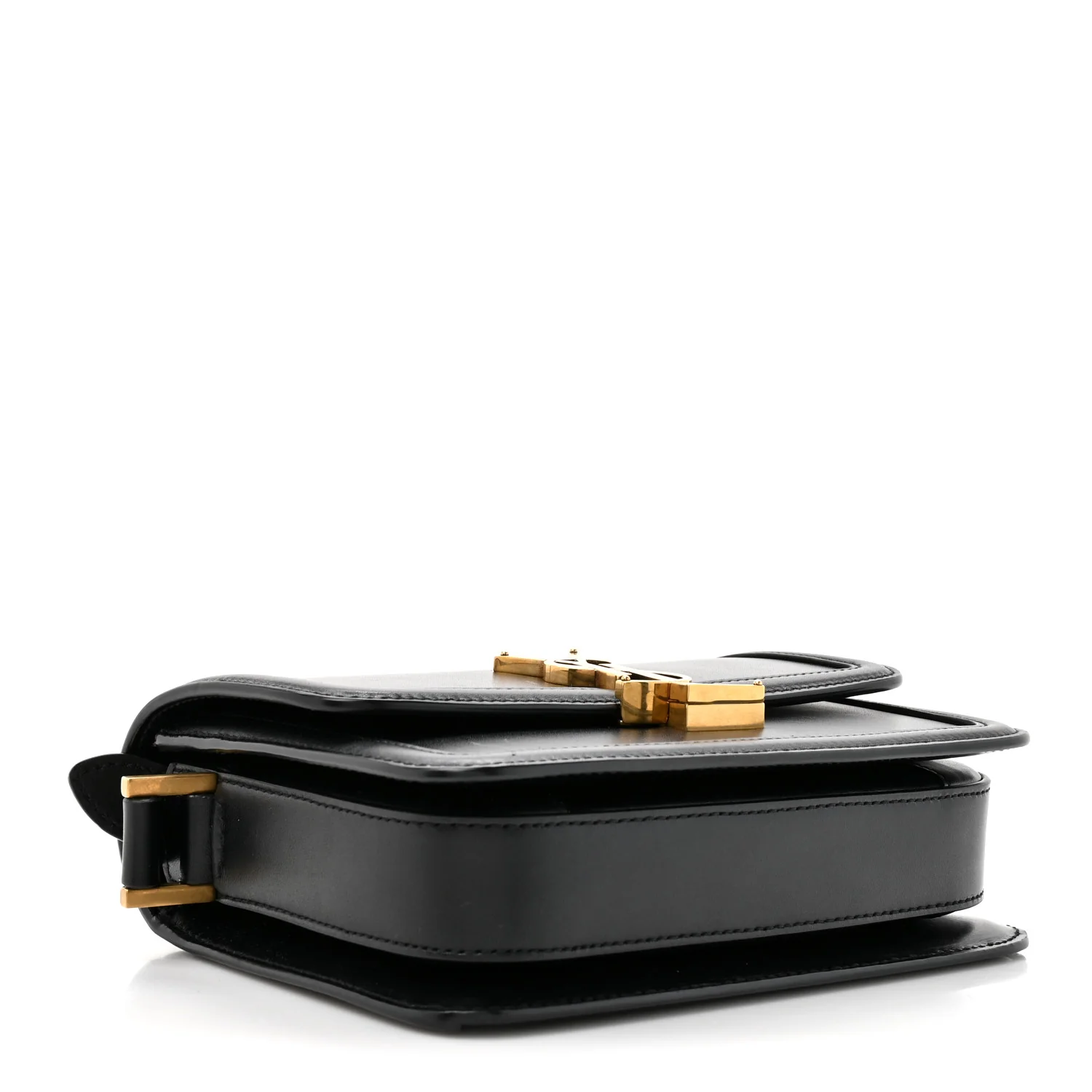 Smooth Calfskin Small Solferino Satchel Black - Top Club