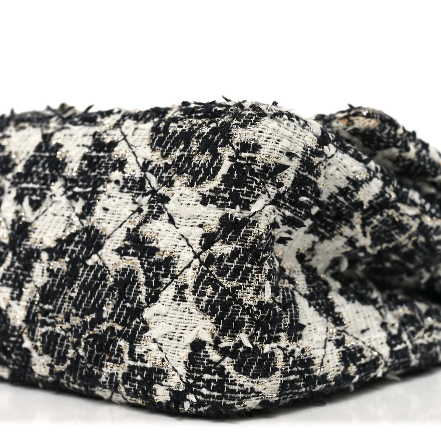 Tweed Camellia Quilted 2.55 Reissue 226 Flap Ecru - Top Club