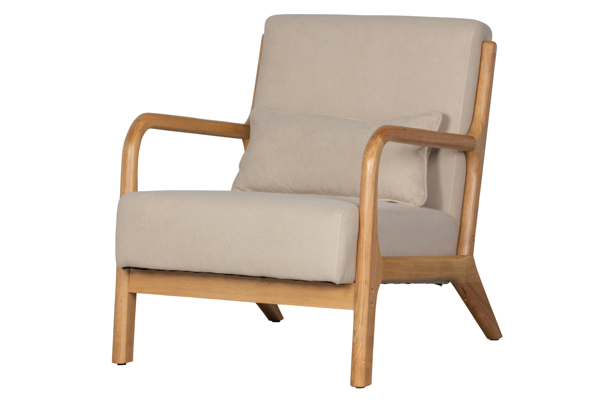 WOOOD fauteuil Mark geweven stof Fauteuil Mark geweven stof - Naturel