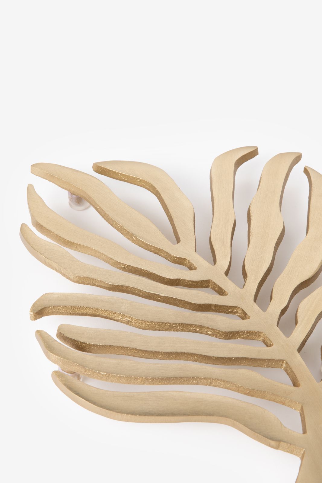 Goudkleurige onderzetter blad