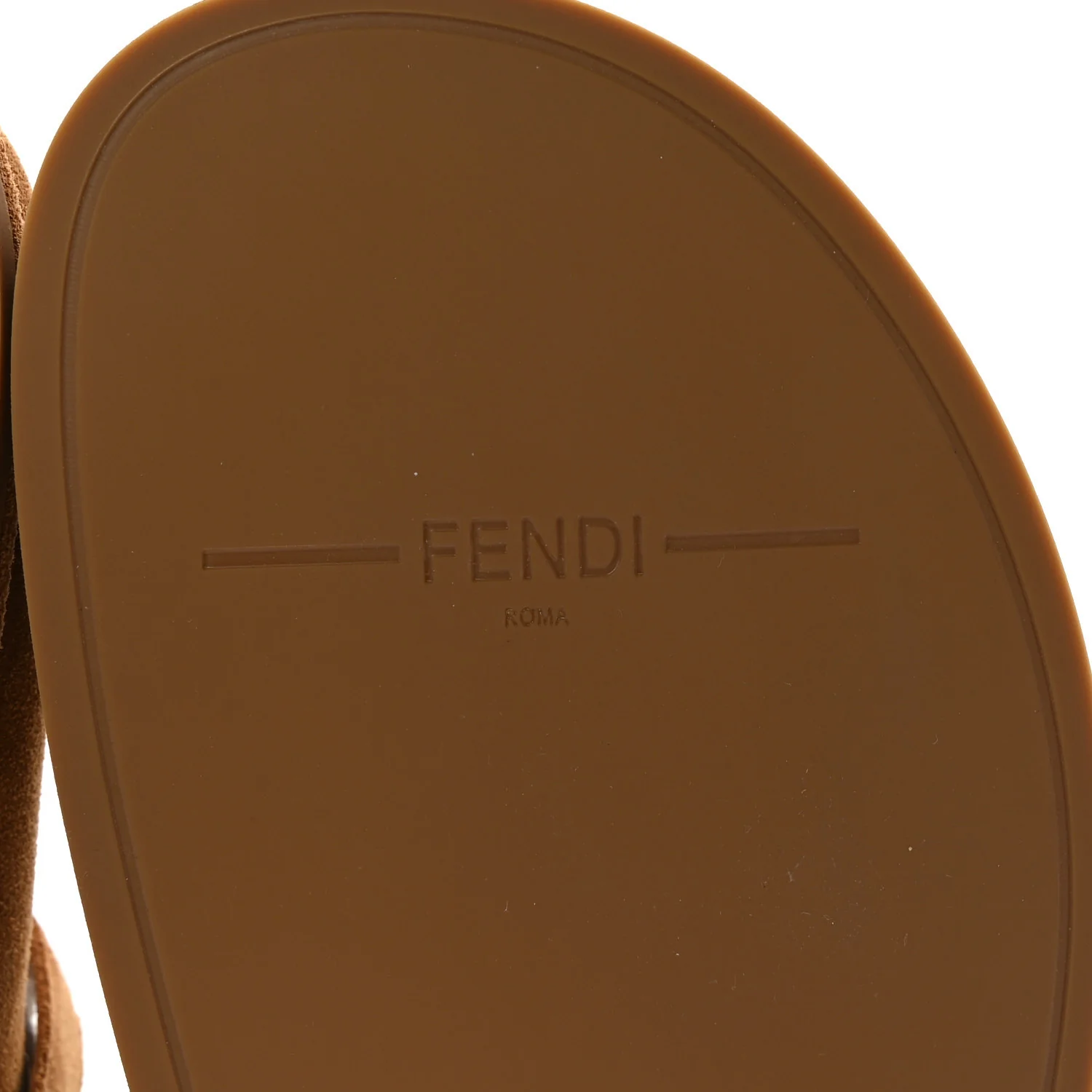 Suede Shearling Fendi Feel Buckled Clogs 38 Caramel Latte - Top Club