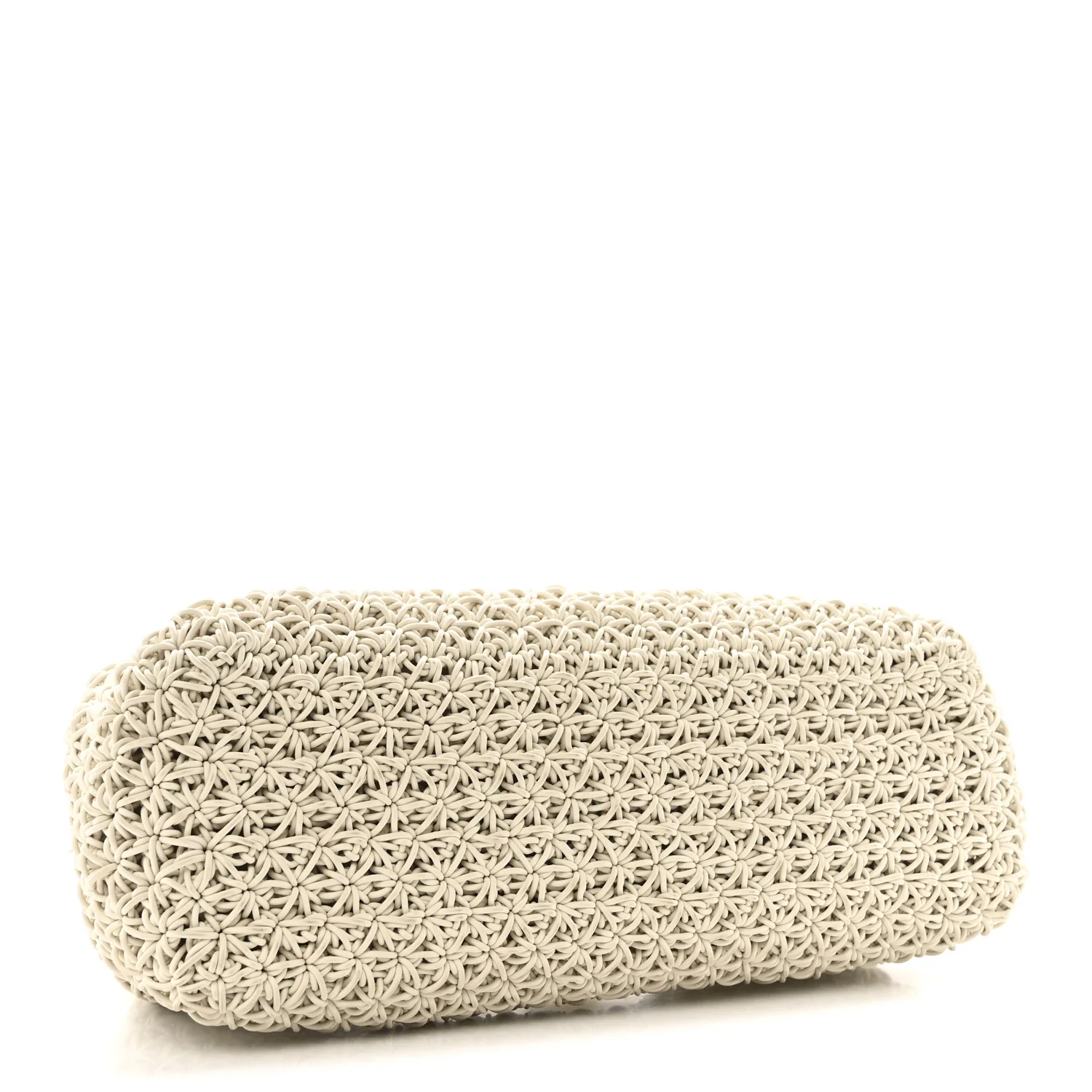 Rubber Crochet Medium The Point Triangle Bag Chalk - Top Club