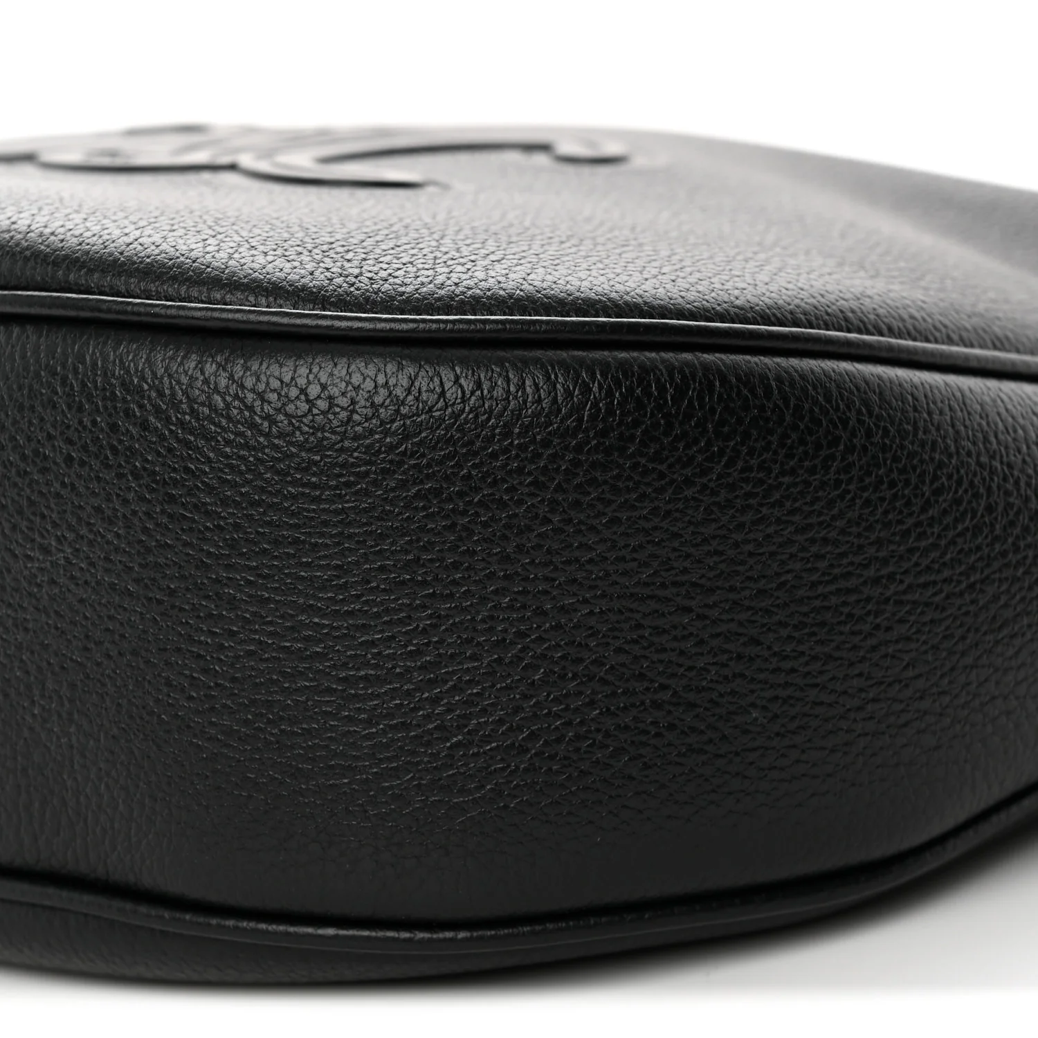 Supple Calfskin Cuir Triomphe Small Heloise Shoulder Bag Black - Top Club