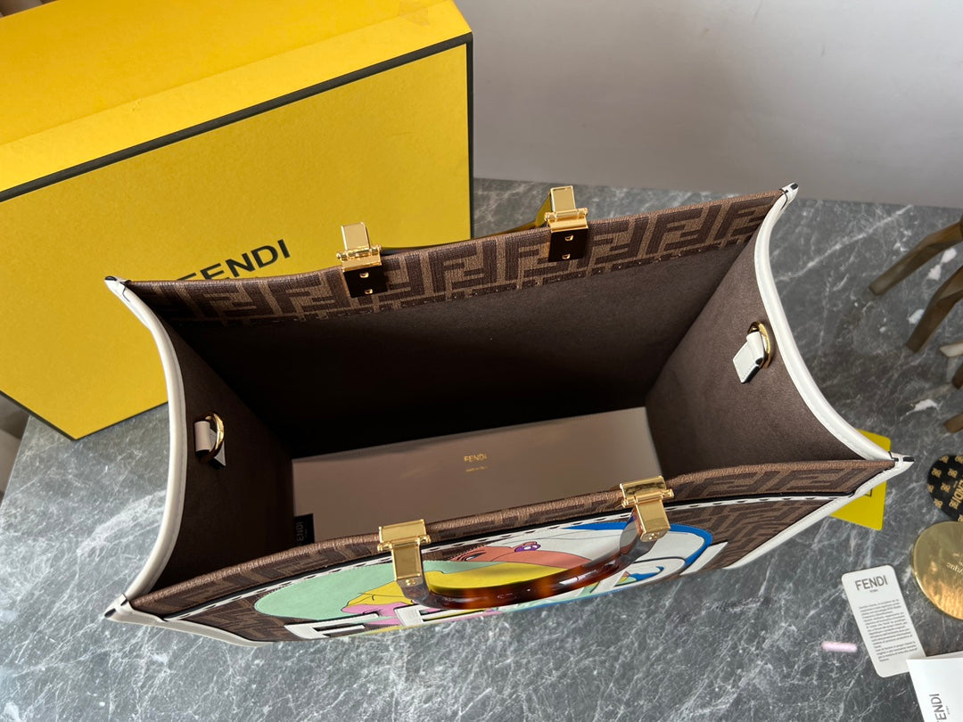 Fd Sunshine Shopper Meduim Bag - Top Club
