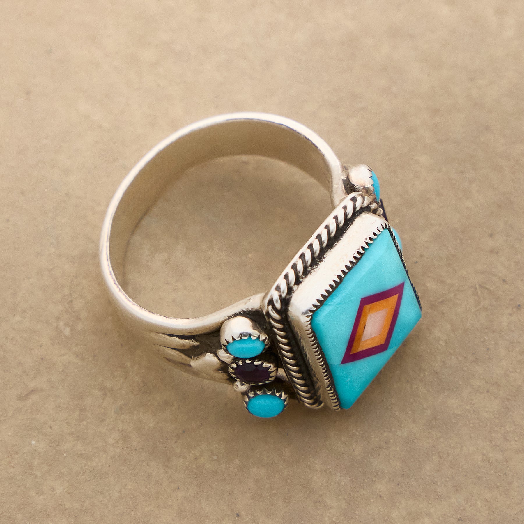 Taos Mosaic Ring - Sundance Living