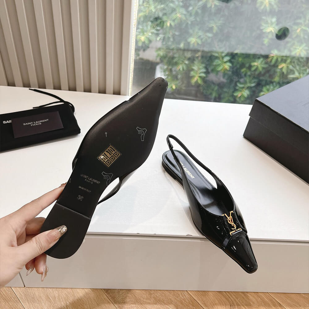YSL Pointed Toe Slingback - Top Club