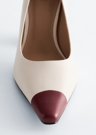 & Other Stories COLOUR-BLOCKED LEATHER PUMPS