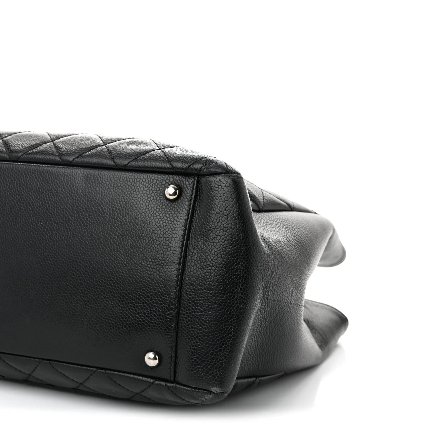 Caviar Quilted XL Grand Shopping Tote GST Black - Top Club