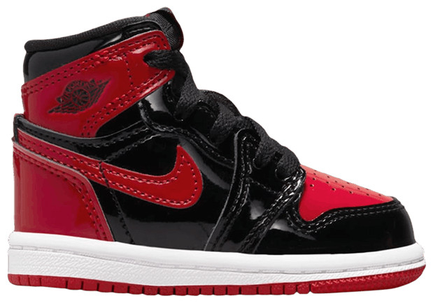 Air Jordan 1 Retro High OG TD  Patent Bred  AQ2665-063 - Sneaker Replica Workshop