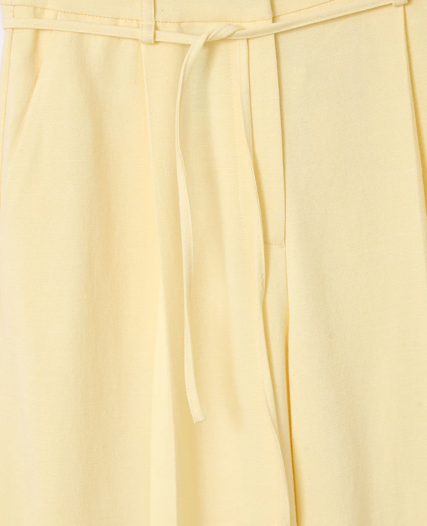 Pimkie Pantalon droit en tissu effet lin
