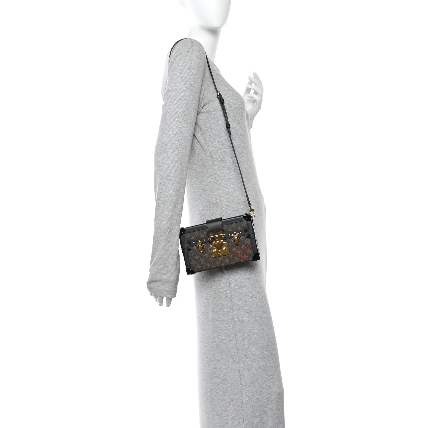 Monogram Petite Malle Black