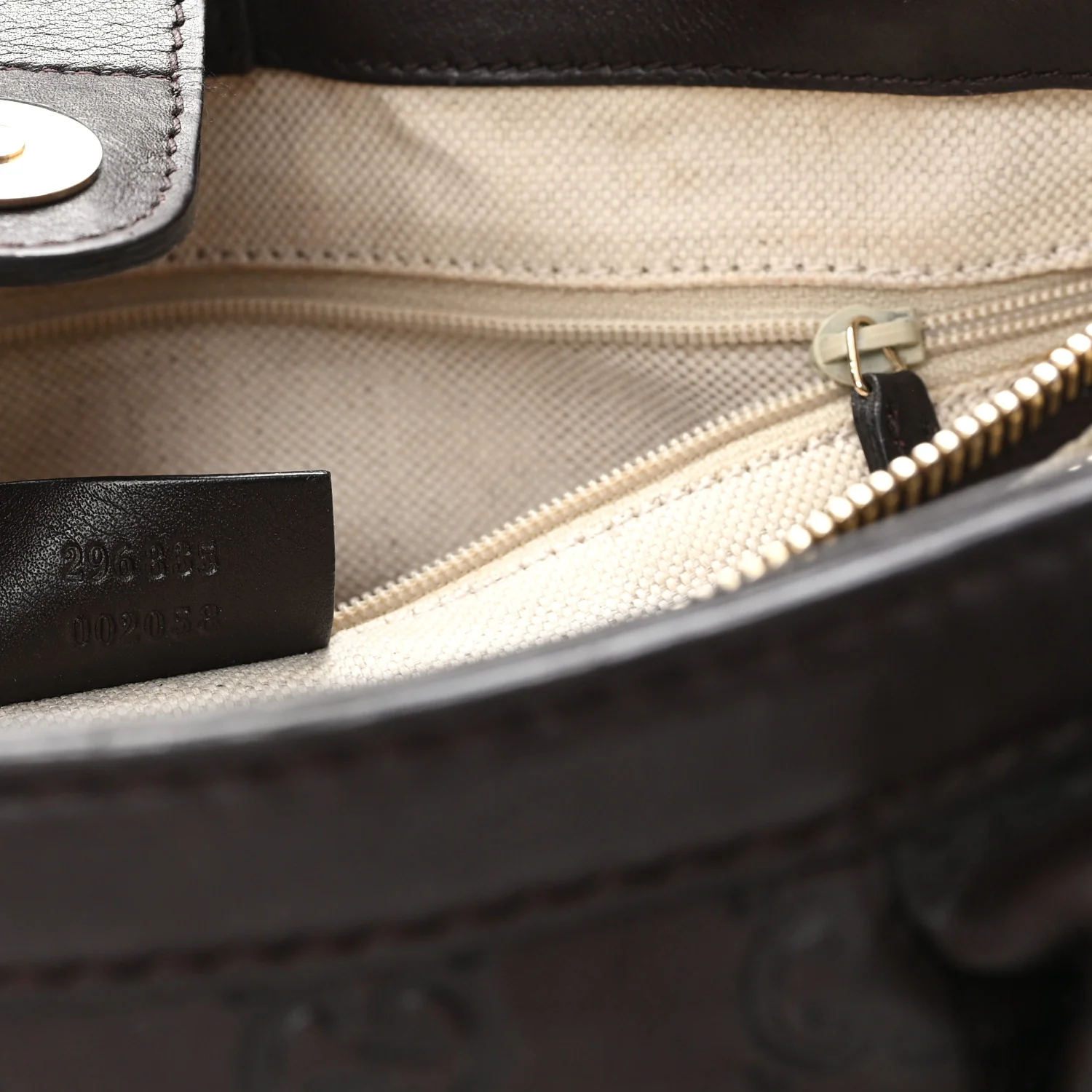 Guccissima Medium Sukey Top Handle Tote Chocolate - Top Club