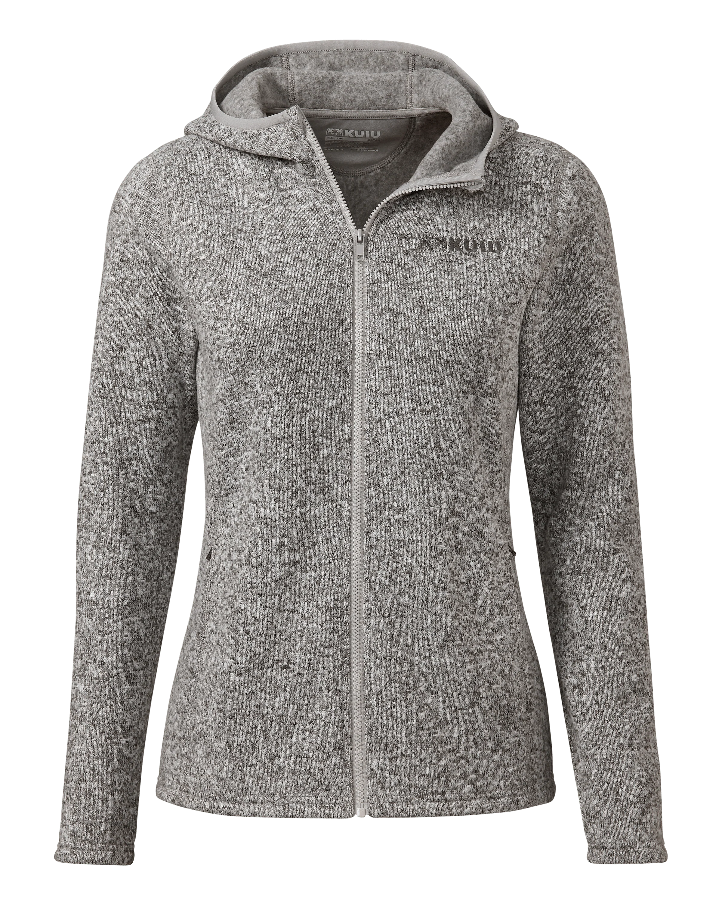 Women's Base Camp Hooded Sweater | Stone White Heather