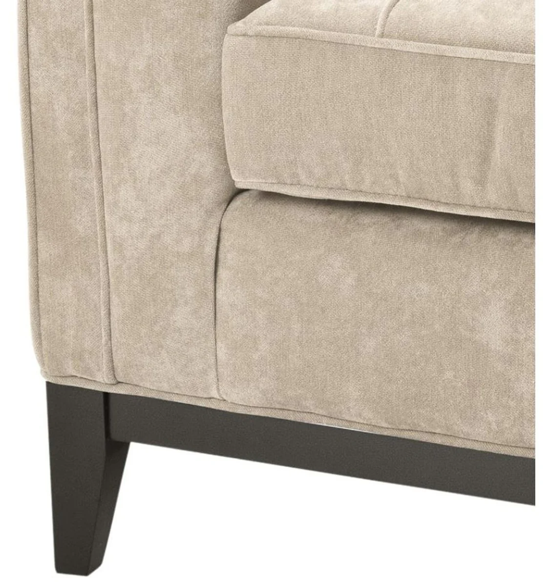 Luxury armchair Greige 94 x 82 x H. 77 cm - Hotel Collection