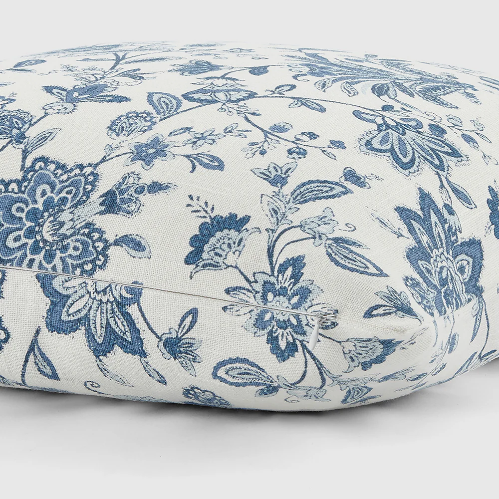 Jacobean Patterned Throw Pillow