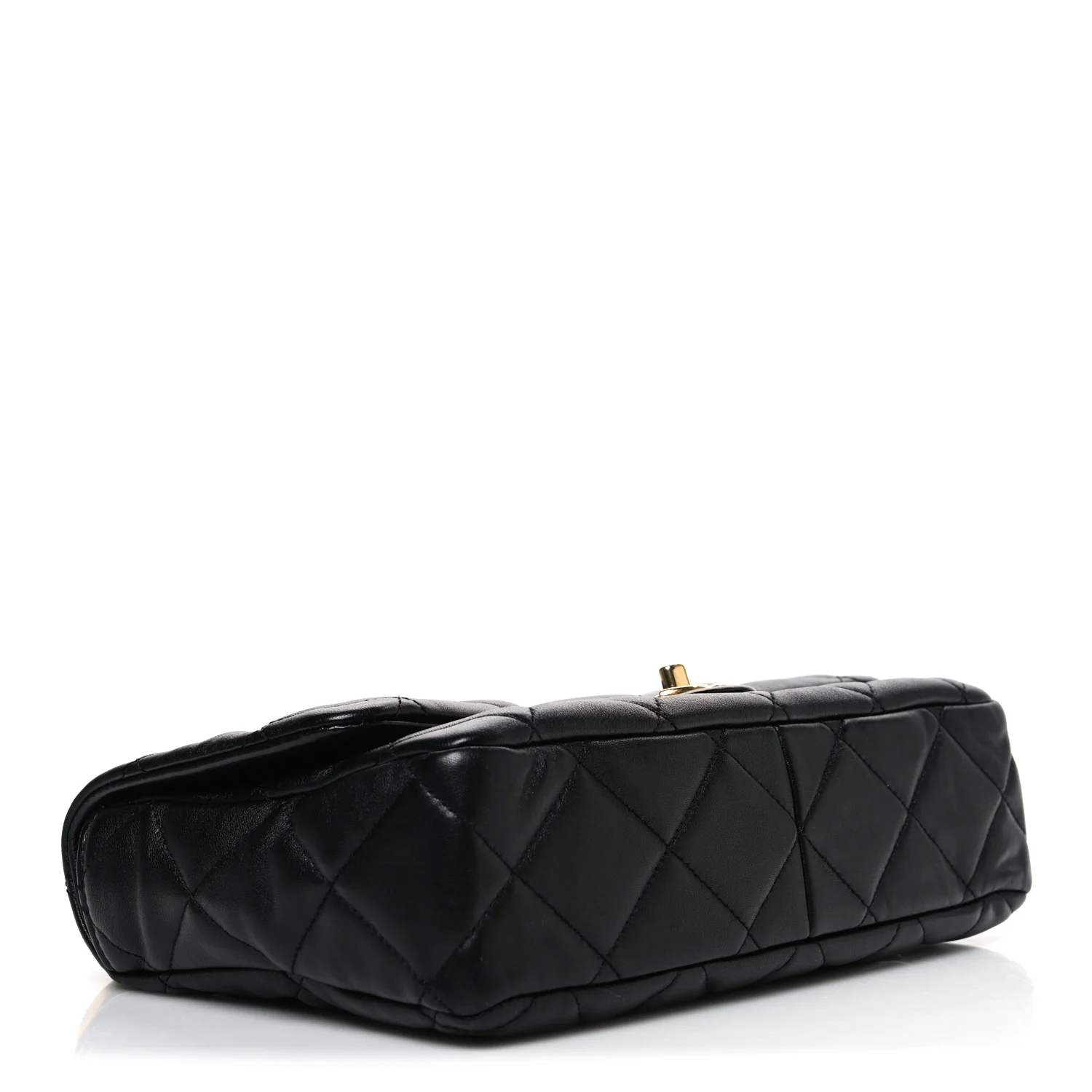 Lambskin Quilted Large CC Funky Town Flap Black - Top Club