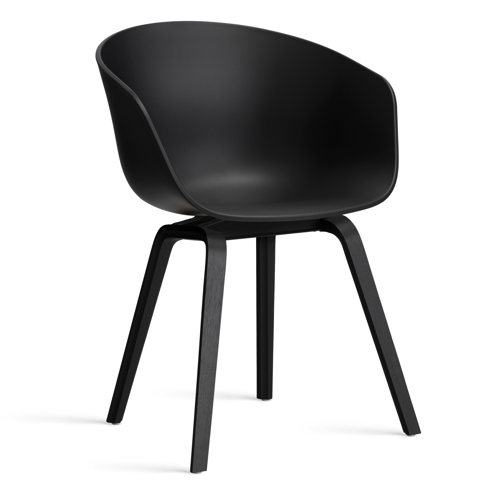Eetkamerstoel AAC22 zwart onderstel black