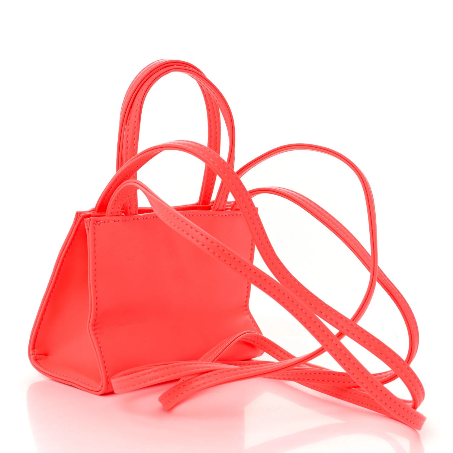 Vegan Leather Small Shopping Bag Hazard - Top Club