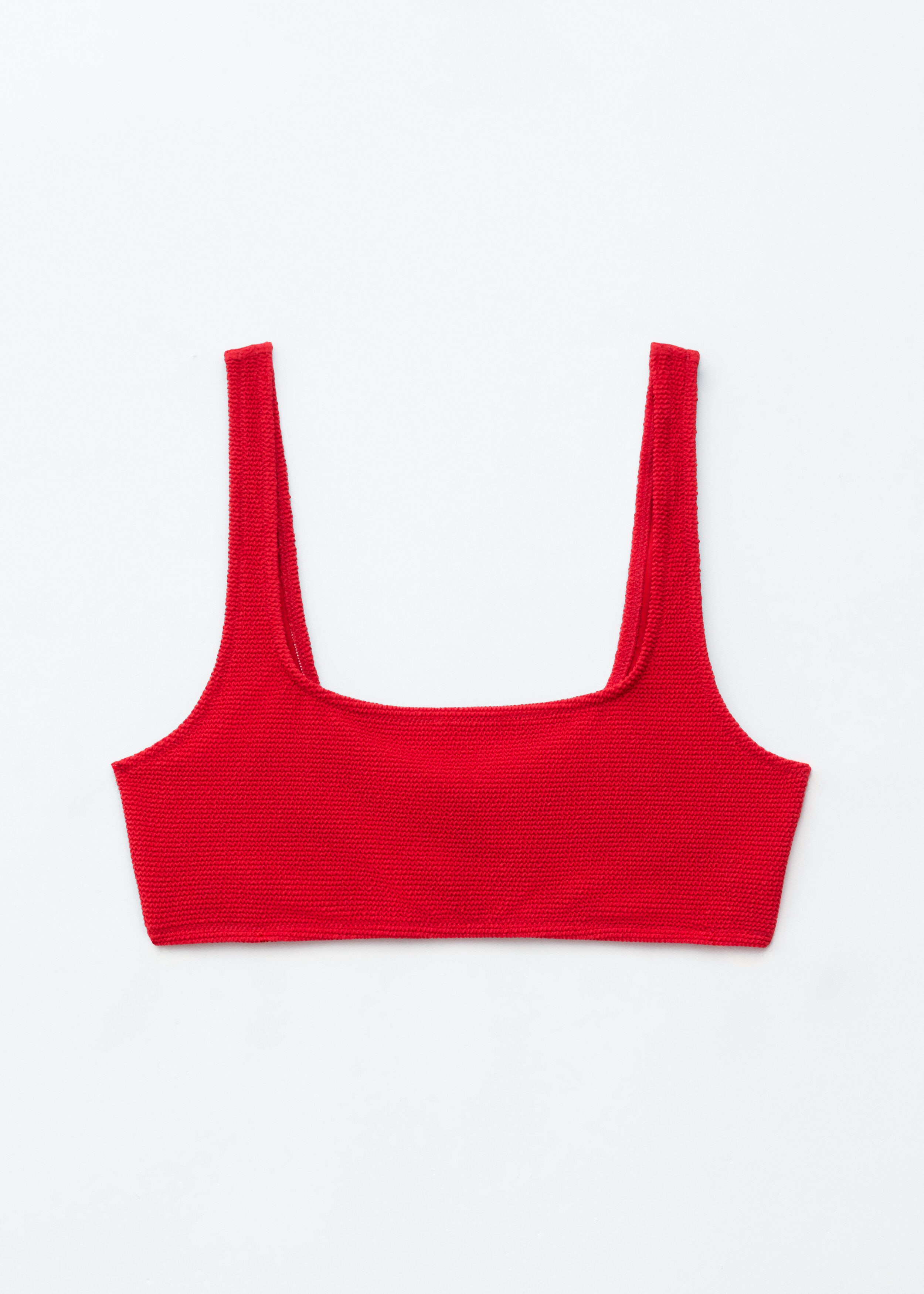 & Other Stories TEXTURED BIKINI TOP