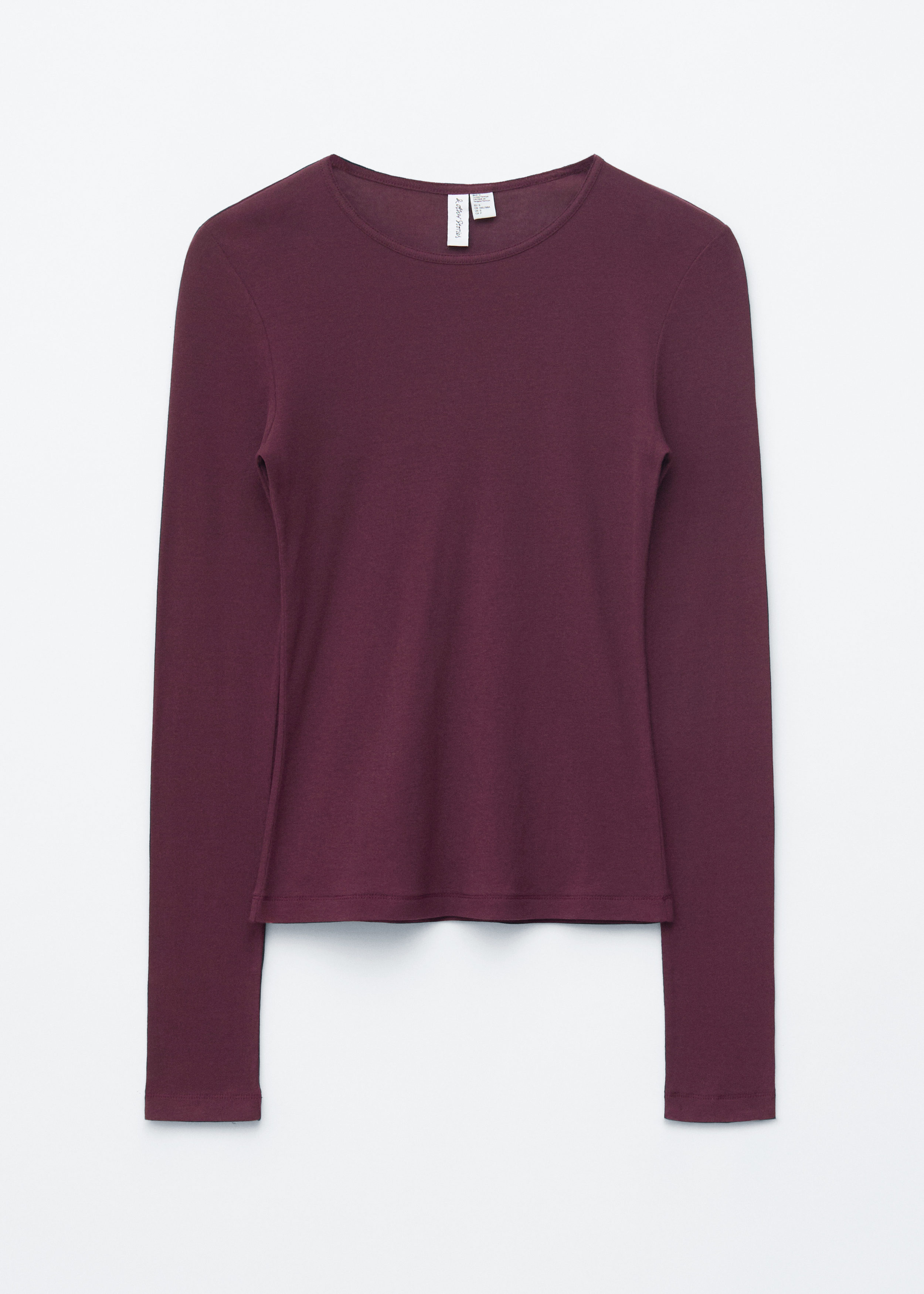 & Other Stories LONG-SLEEVE COTTON TOP