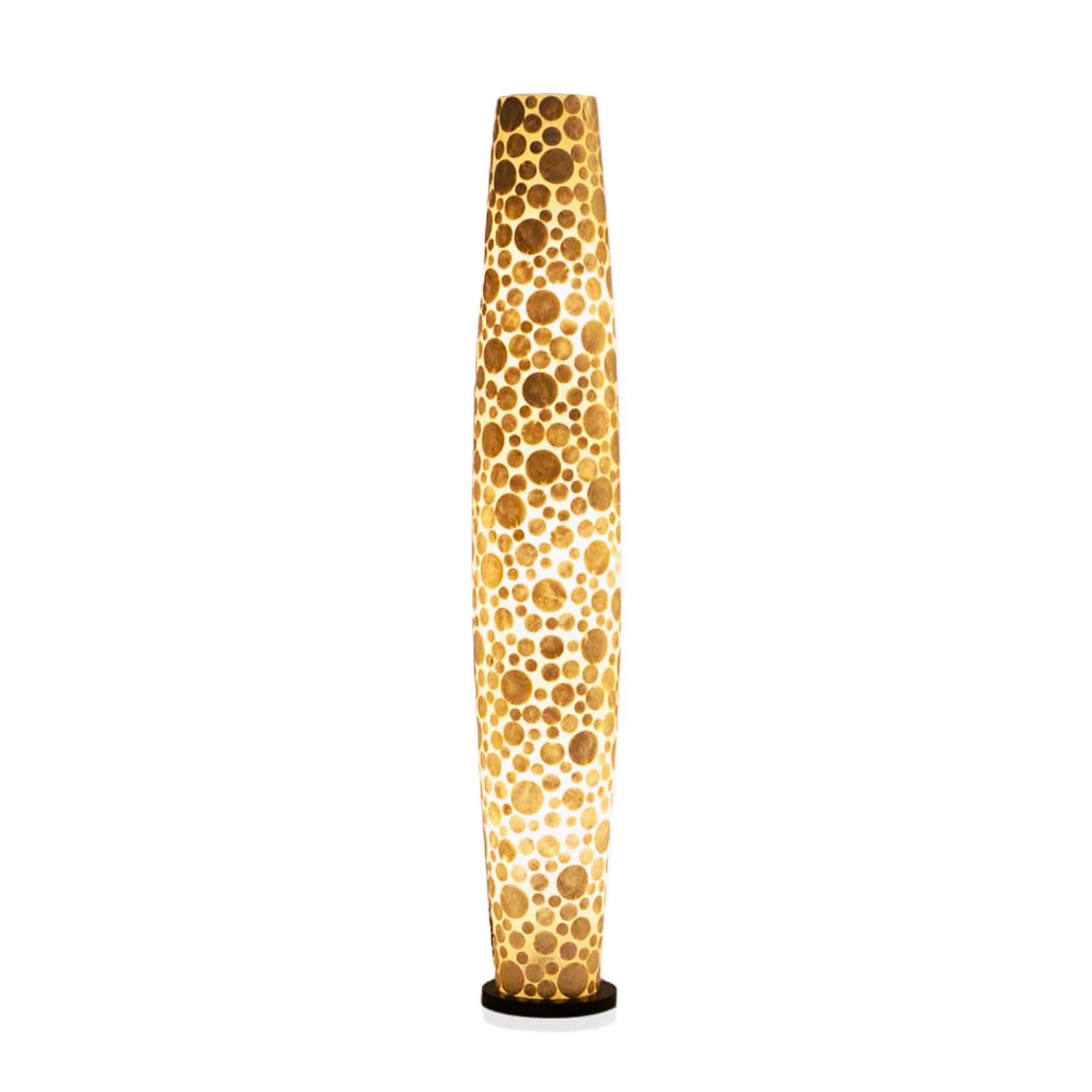 Vloerlamp shell coins white 150 cm