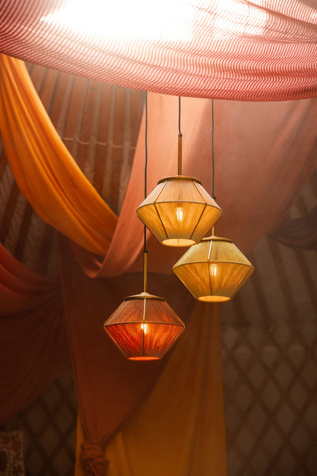 PRE ORDER: Beige hanglamp aural shades mini