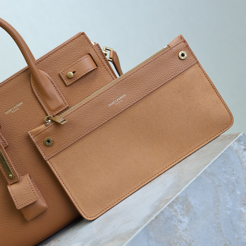 YSL SAC DE JOUR IN SUPPLE GRAINED LEATHER   BABY(HIGH-END GRADE) - Top Club