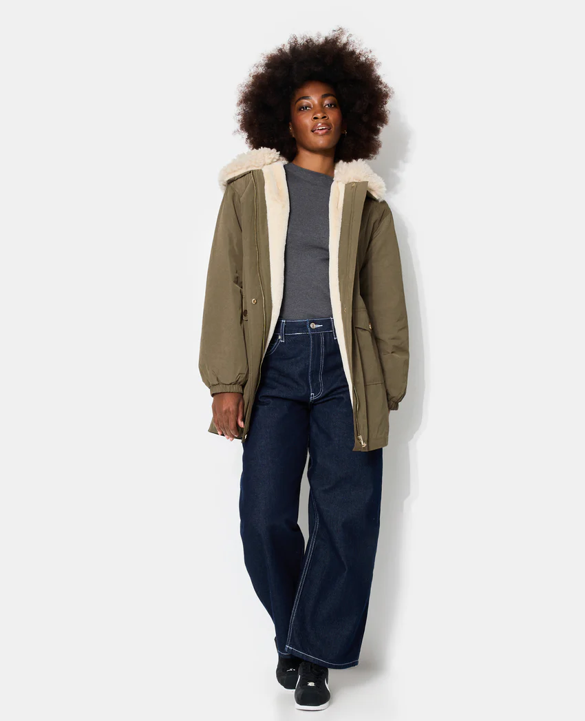 Pimkie Parka doublée fourrure avec capuche