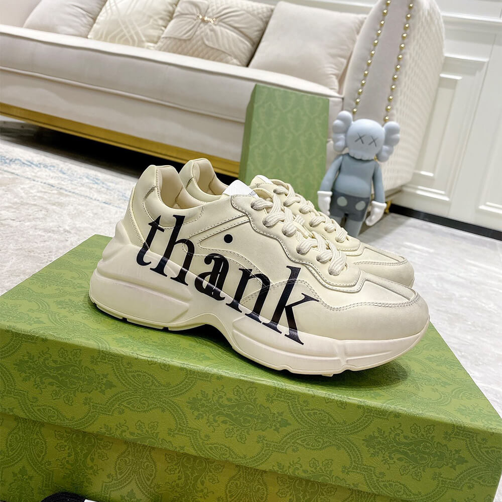 Gucci Rhyton  Think   Thank  Sneaker - Top Club
