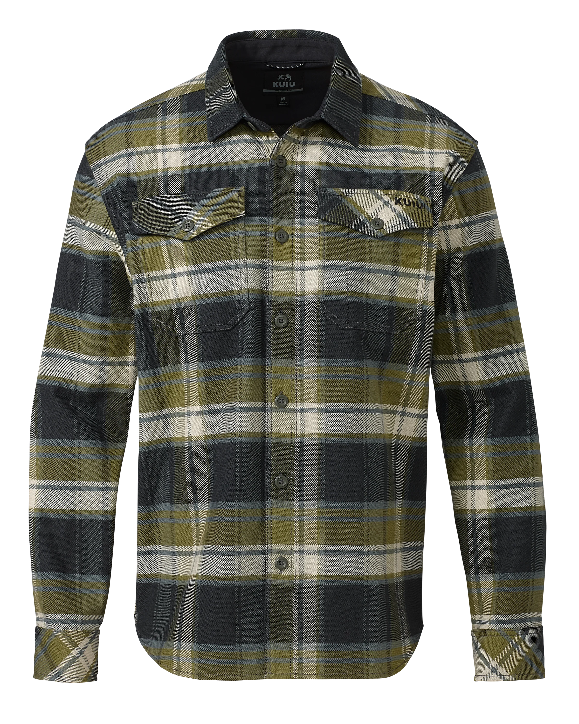 Flannel Heavyweight Shirt | Verde Check Plaid