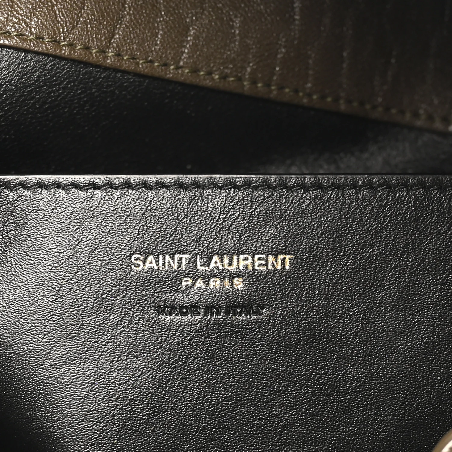 Grained Lambskin Large Cassandre Envelope Pouch Light Musk - Top Club