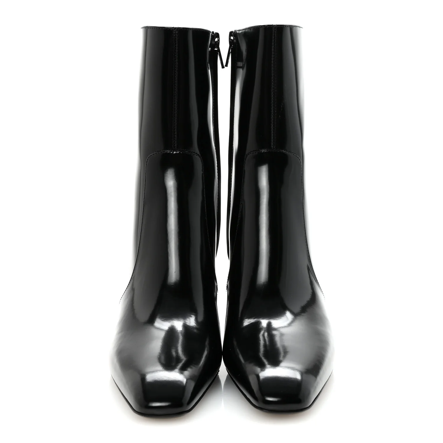 Vitello Marilyn Betty 70 Ankle Zip Boots 36.5 Black - Top Club