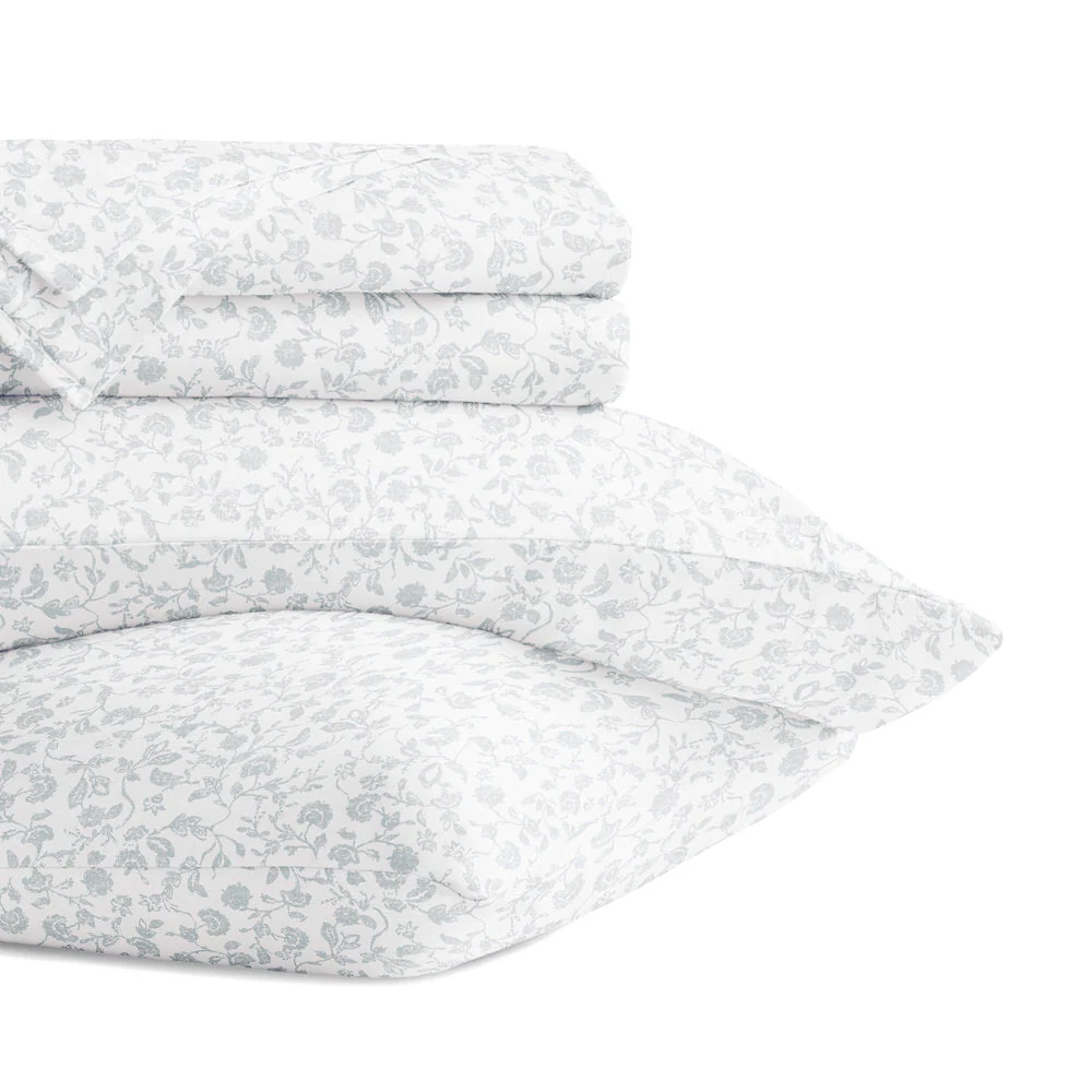 Rustic Jacobean 4-Piece Long Staple Cotton Sheet Set (Sale)