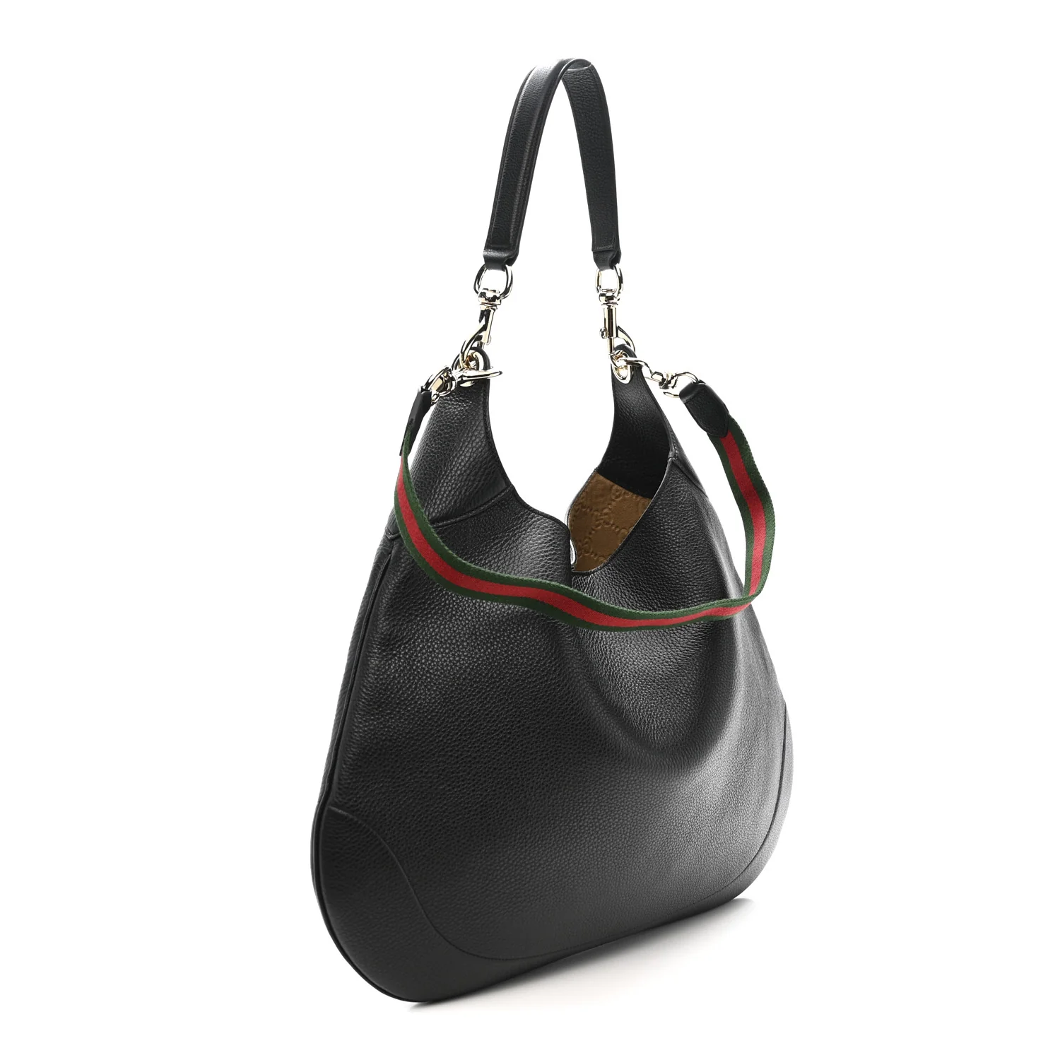 Soft Grained Calfskin Maxi B Hobo Black - Top Club